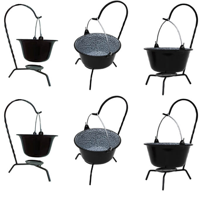 Servírovacia súprava SMALT BLACK 6 ks