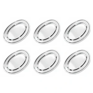 Nerezové podnosy pre catering – set 6 ks (40,5cm) - Servíruj s istotou a štýlom