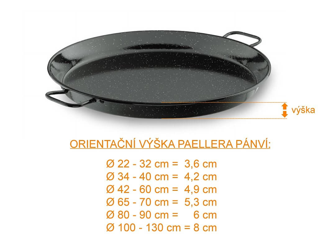 Paella panvica VACA SMALT 42 cm